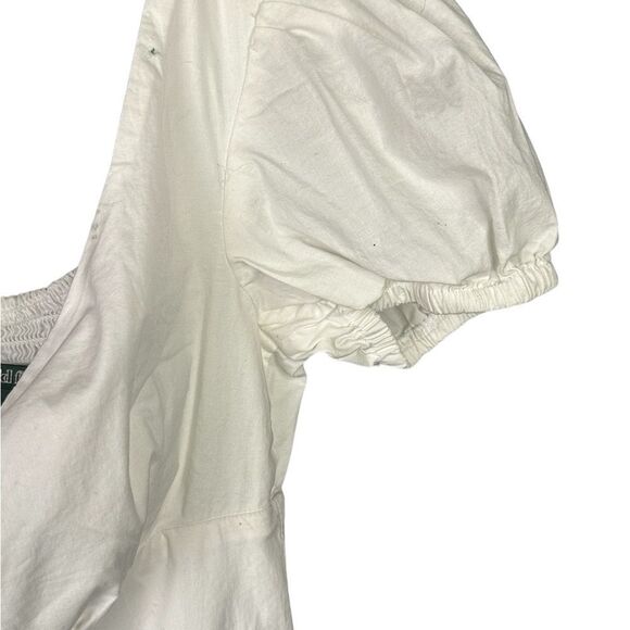 NWOT Wild Fable White Cotton Stretch Dress with Tie in Front Size XS - Picture 4 of 4